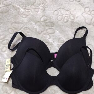 Victoria's Secret Black T-Shirt Bra with Underwire Support
